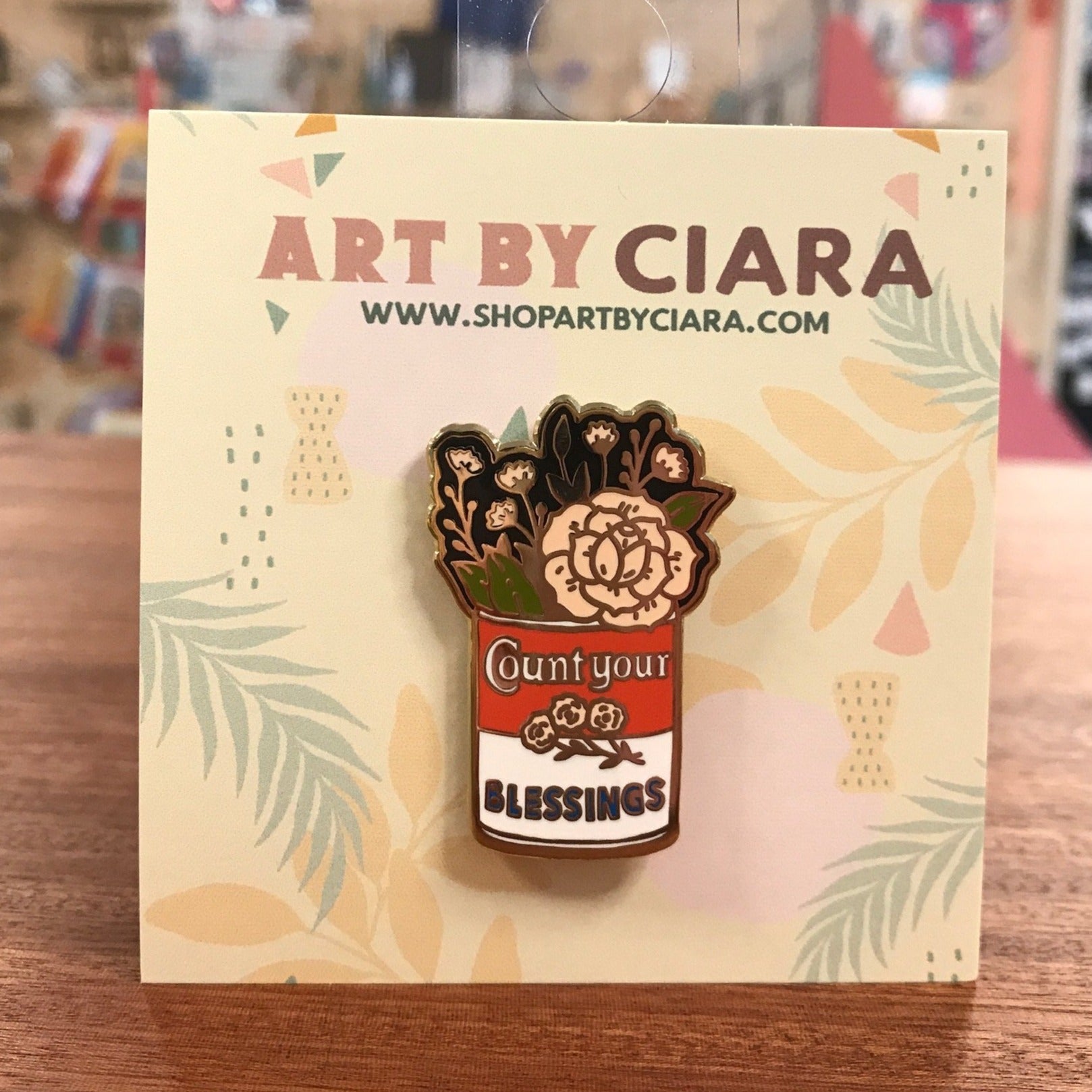 Enamel Pin - Count Your Blessings