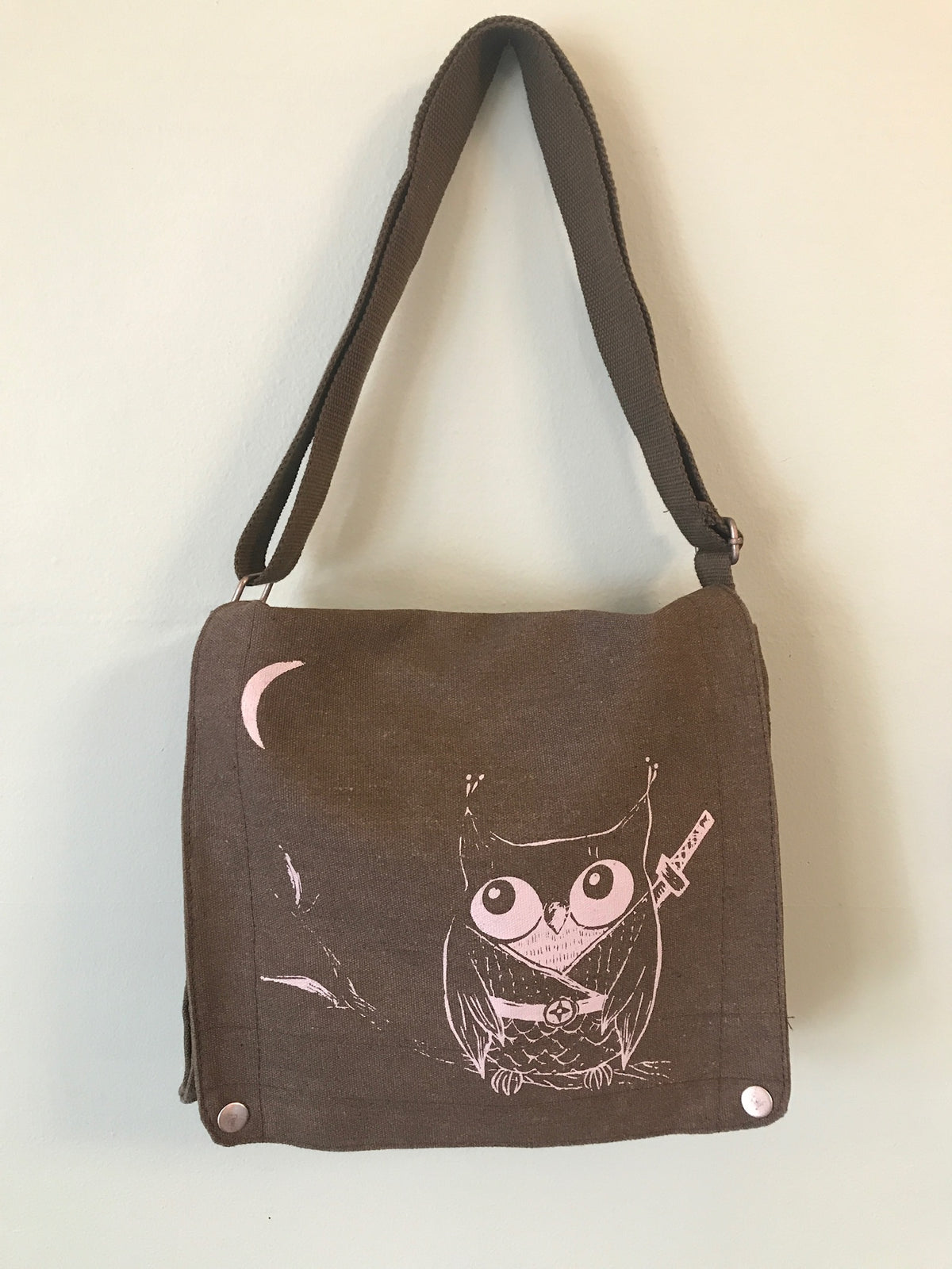 Samurai shops Owl messenger bag