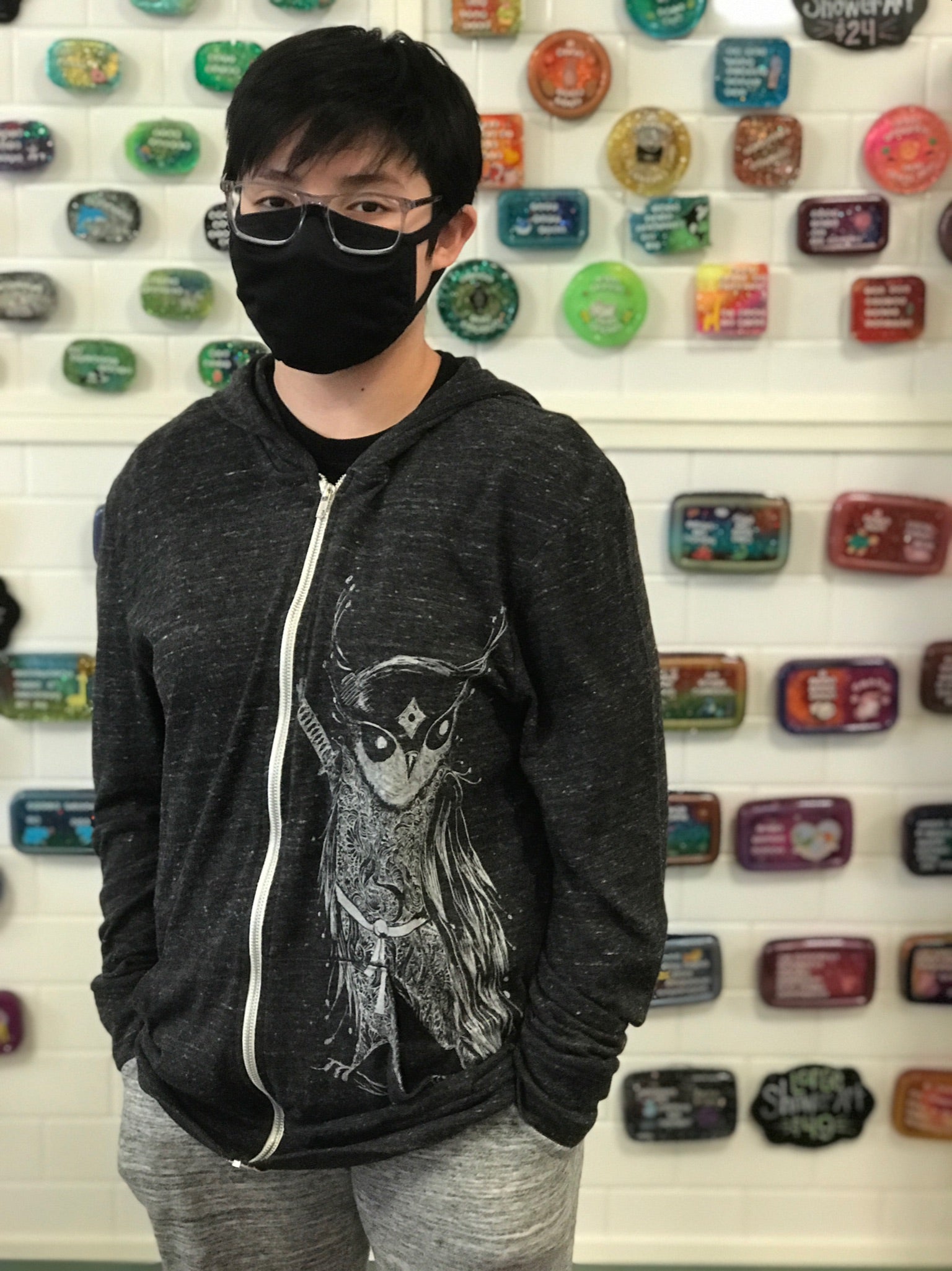 Hoodie - Samurai Ninja Owl
