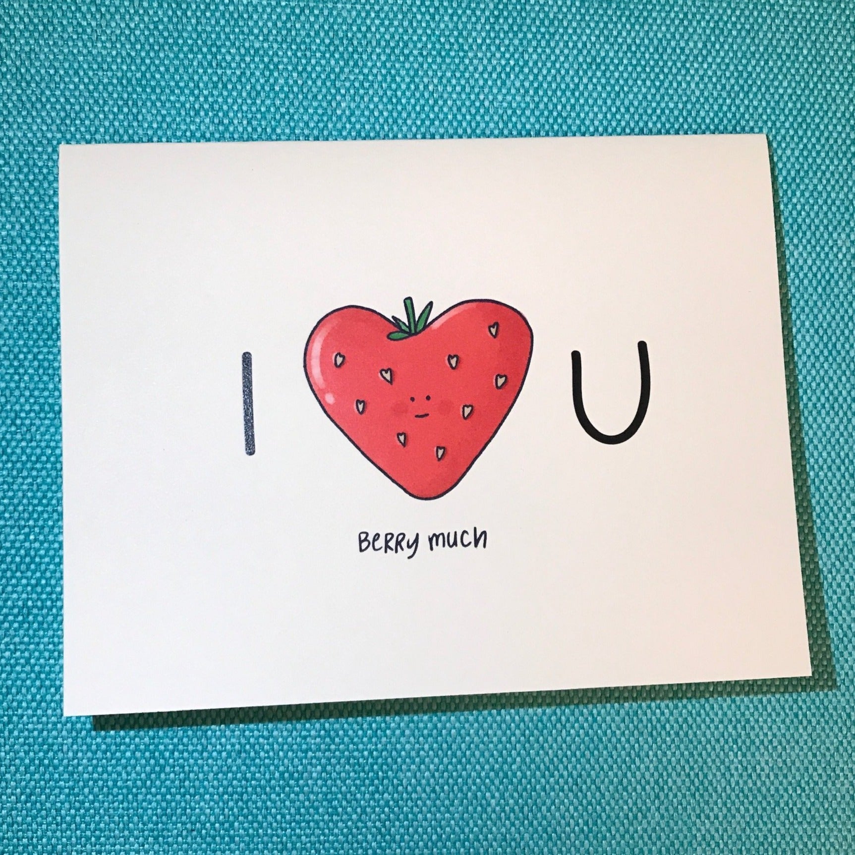 Card - I Love You Berry Much