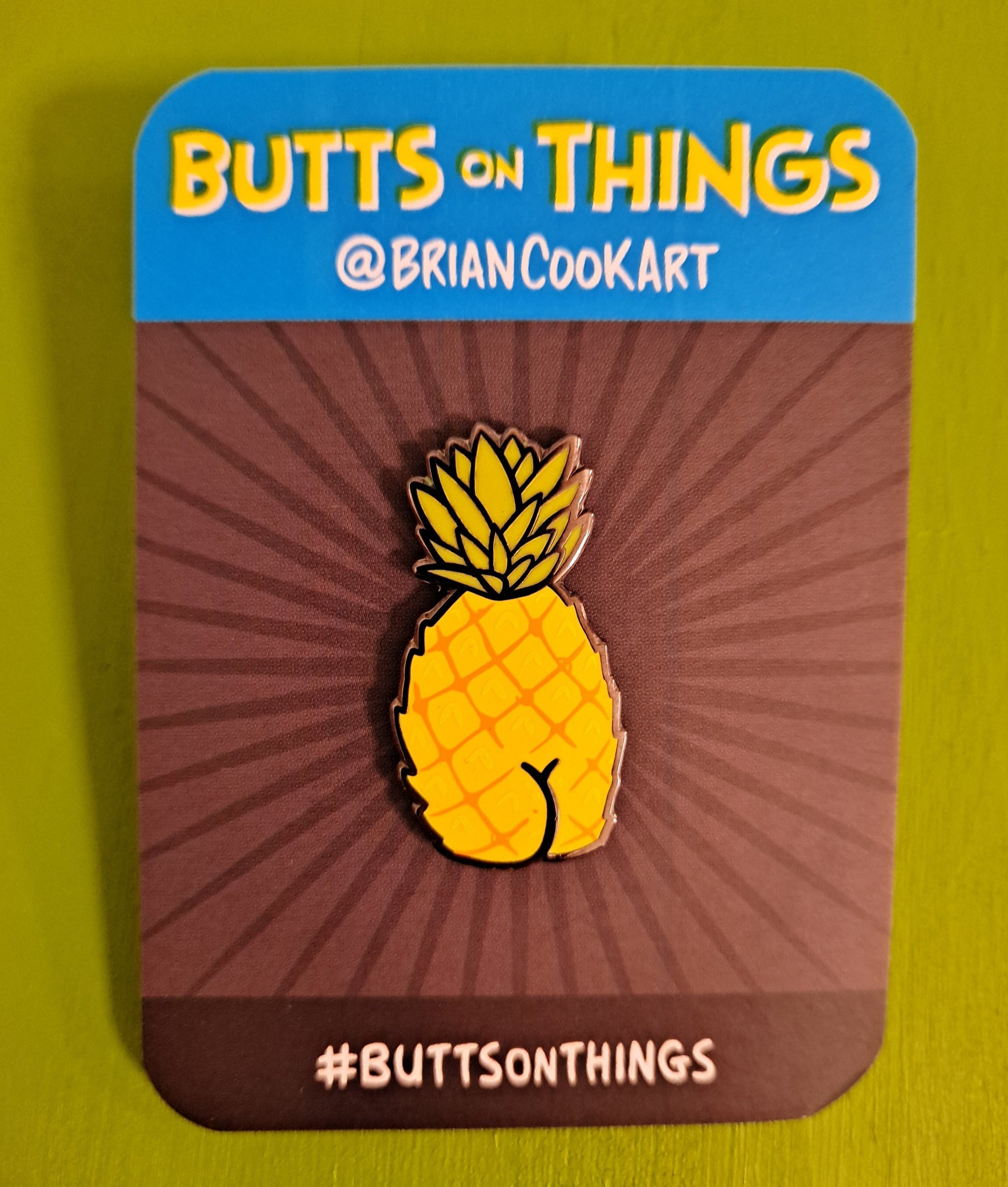 Enamel Pin - Pineapple Butt