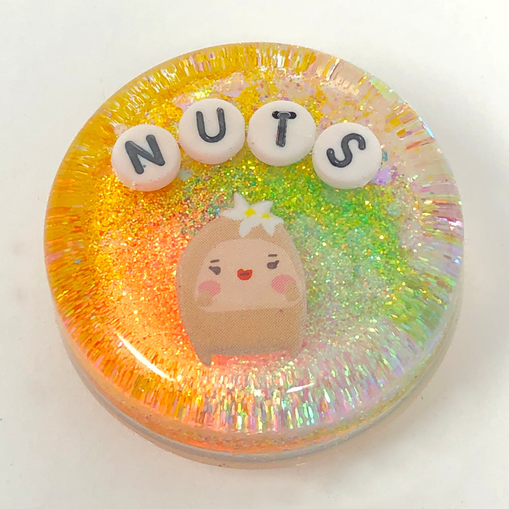 Nuts - Shower Art - READY TO SHIP