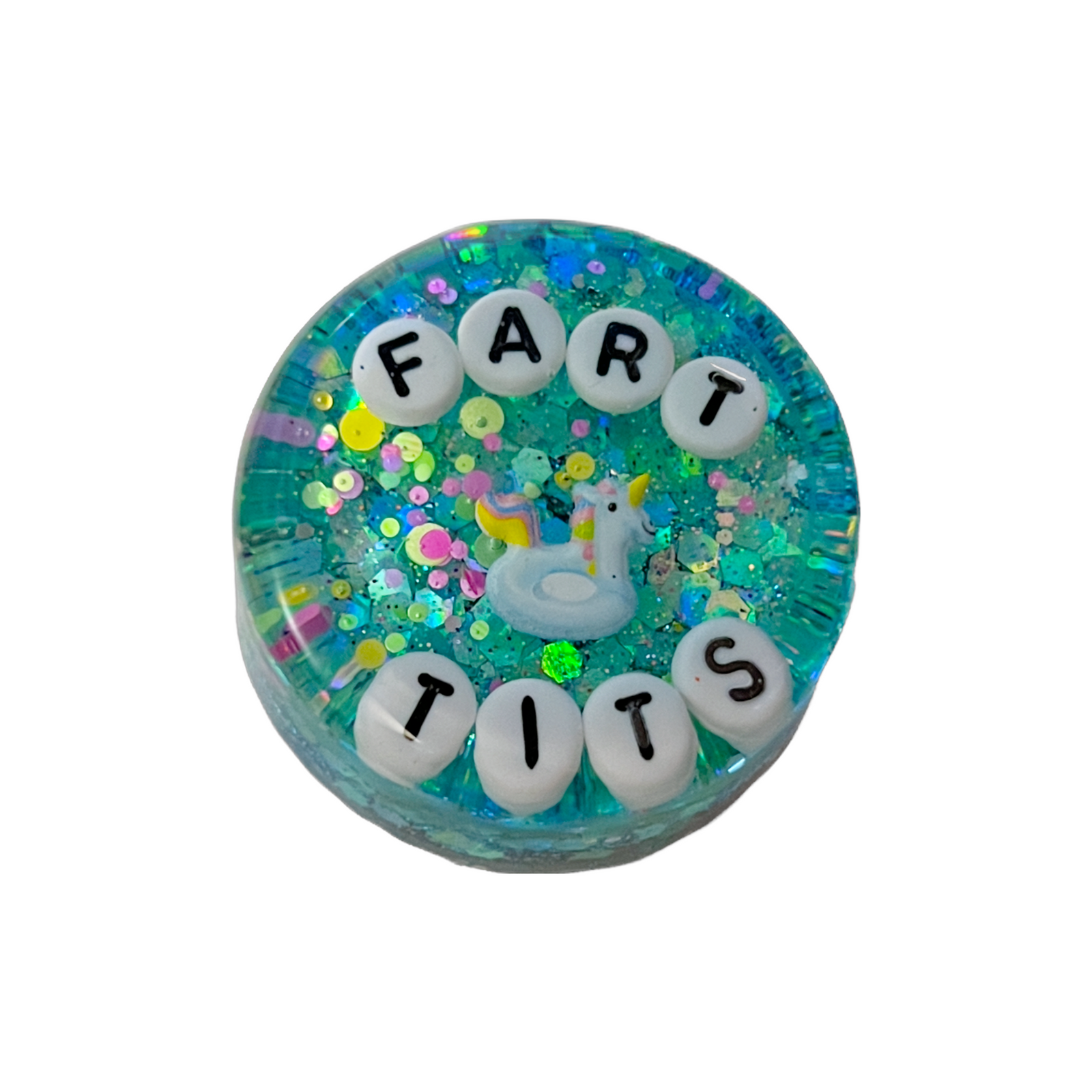 Fart Tits - Shower Art - READY TO SHIP