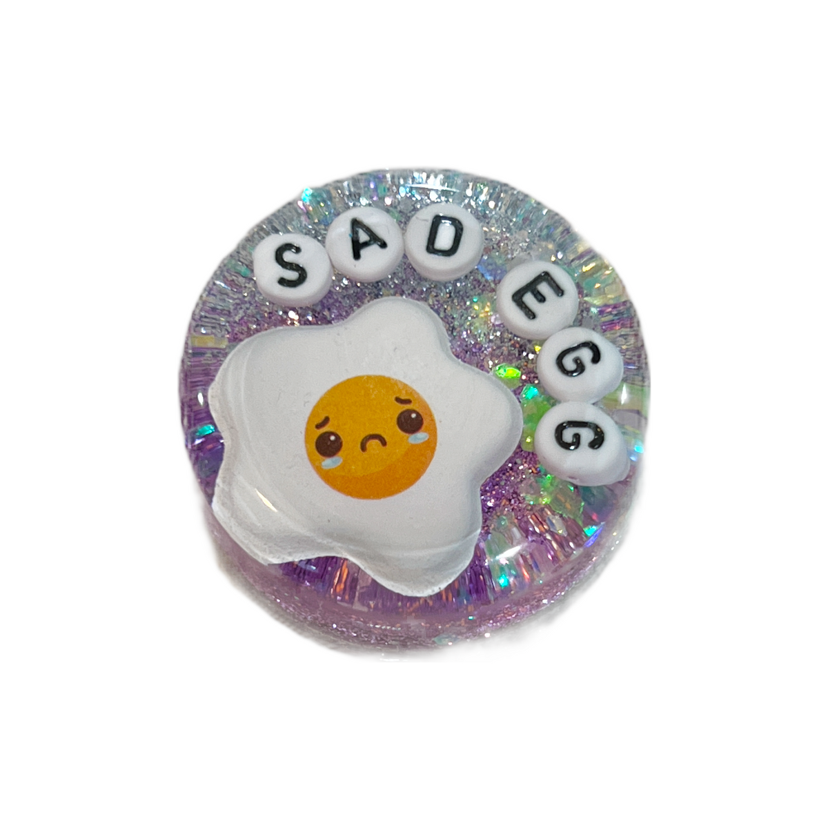 Sad Egg - Shower Art - READY TO SHIP