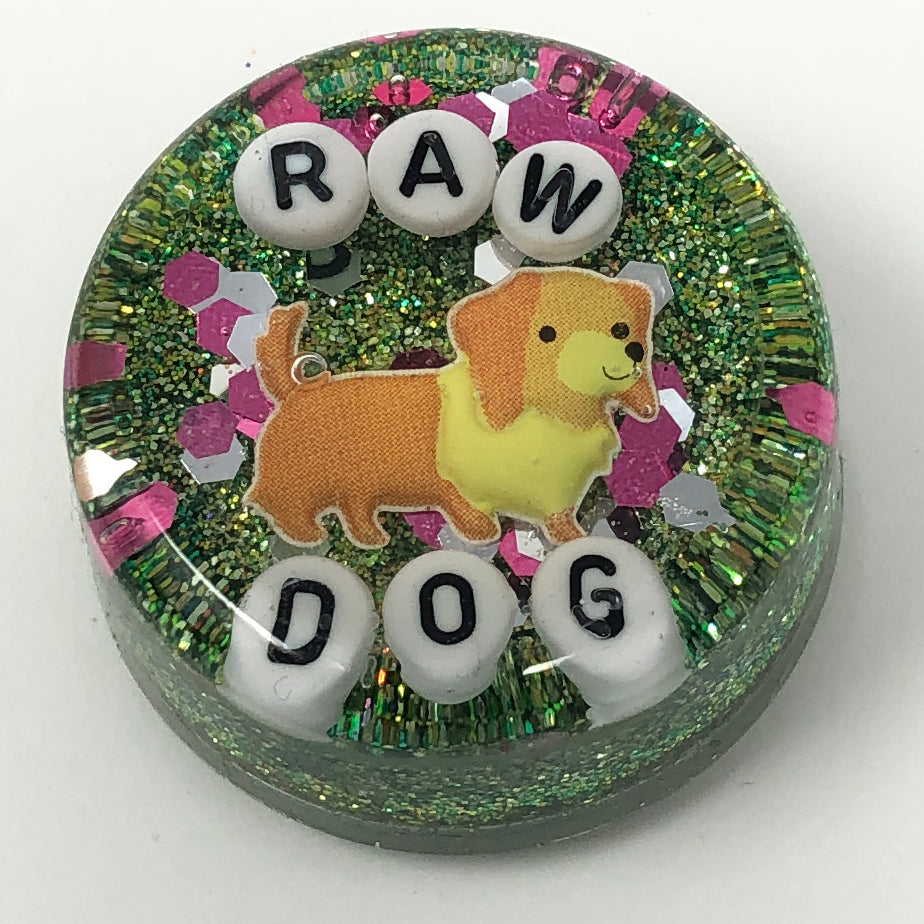 Raw Dog - Shower Art - READY TO SHIP
