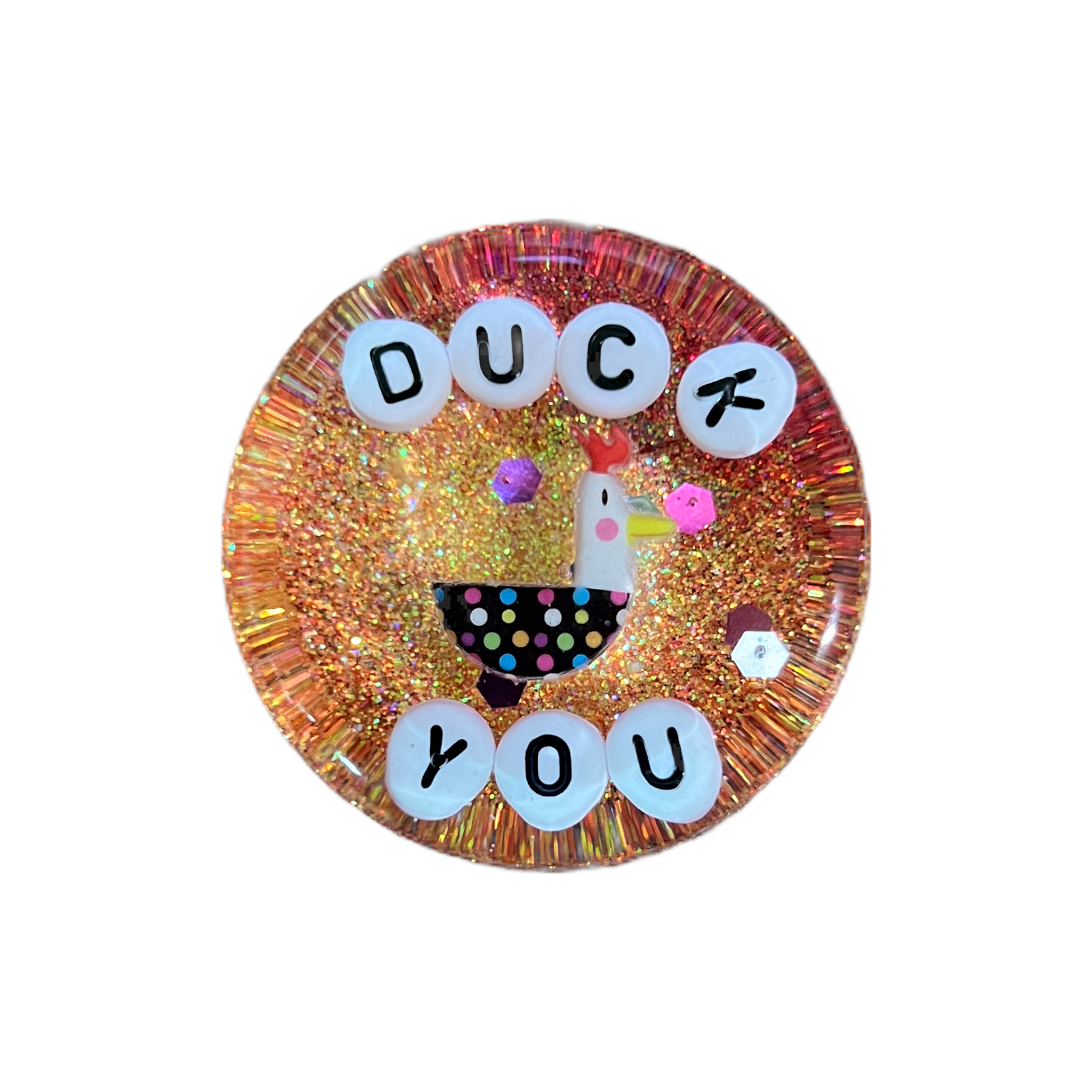 Duck You - Shower Art - READY TO SHIP
