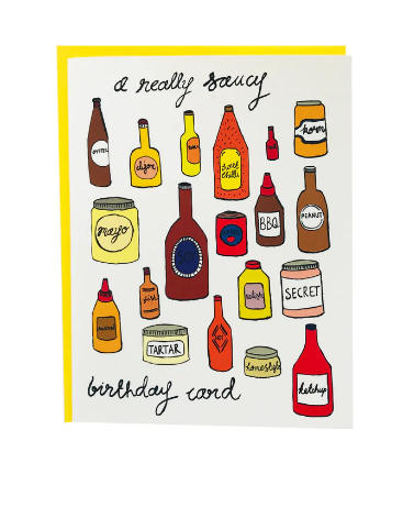 Card - A Really Saucy Birthday Card