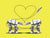 Postcard: Love AT-AT First Sight - Yellow - Ten Pack