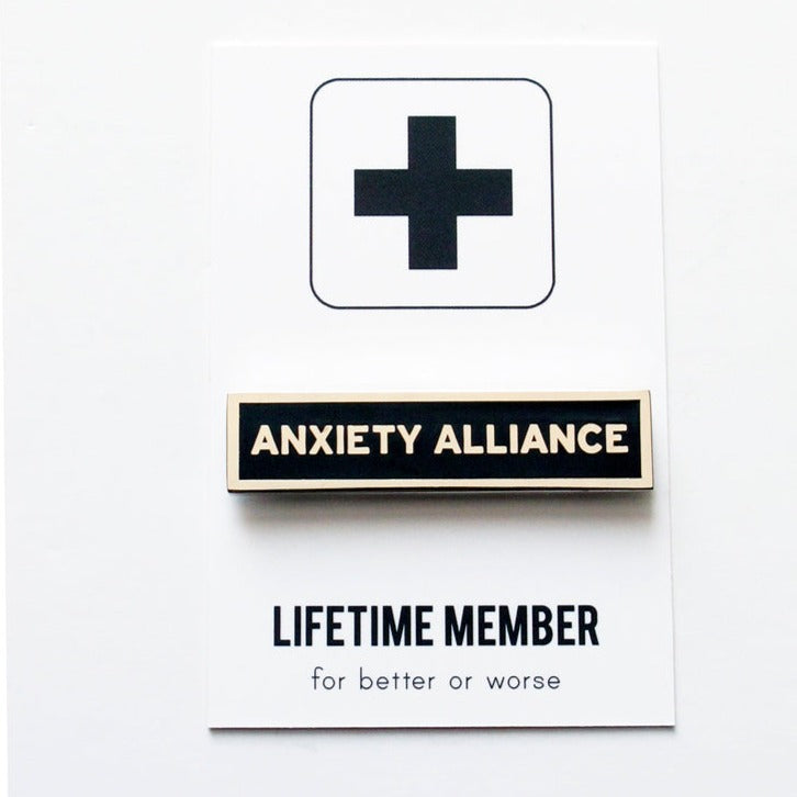 Enamel Pin: Anxiety Alliance
