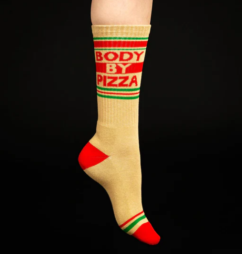 Sock - Unisex Gym: Body By Pizza
