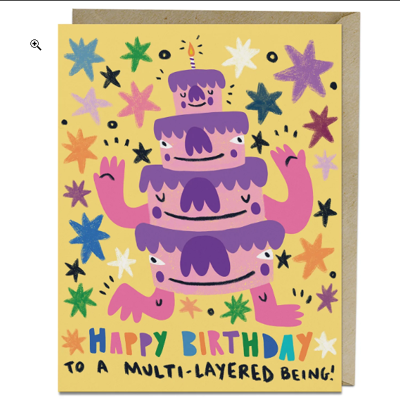 Card - Multilayered Being Birthday