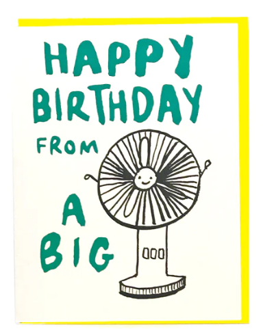 Card - Happy Birthday From A Big Fan