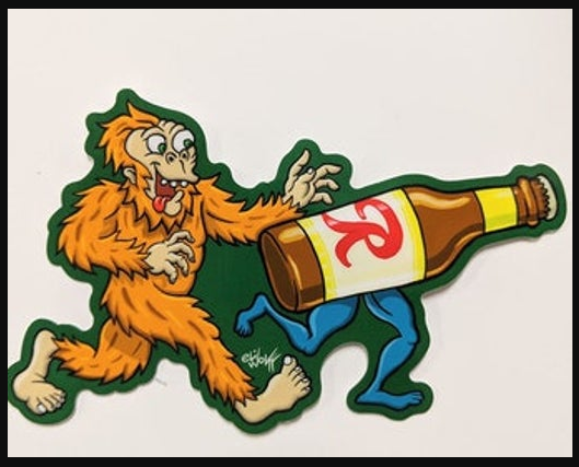 Sticker - Bigfoot Beer Chase