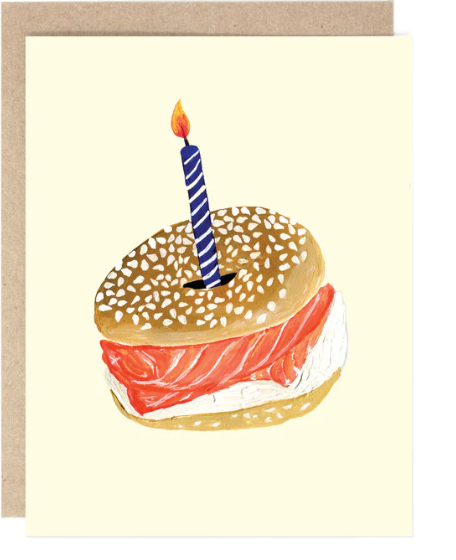 Card - Birthday Bagel