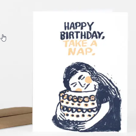 Card - Birthday Nap
