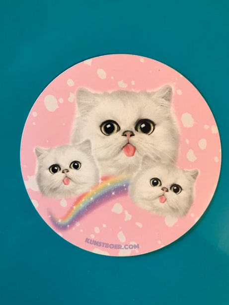 Sticker: Cat Love Triple