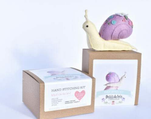 DIY - Snail - Garden - Hand Sewing Kit