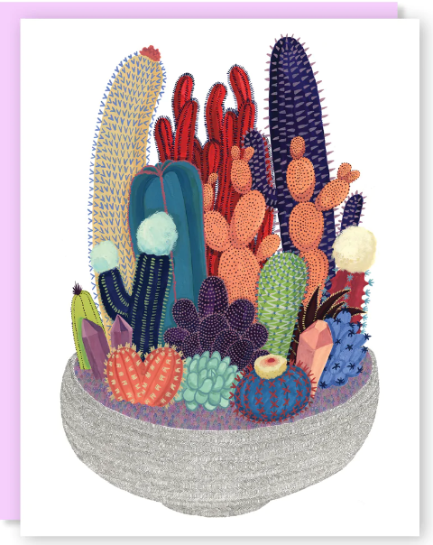 Card - Crystal Cactus