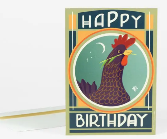 Card - Happy Birthday Hen