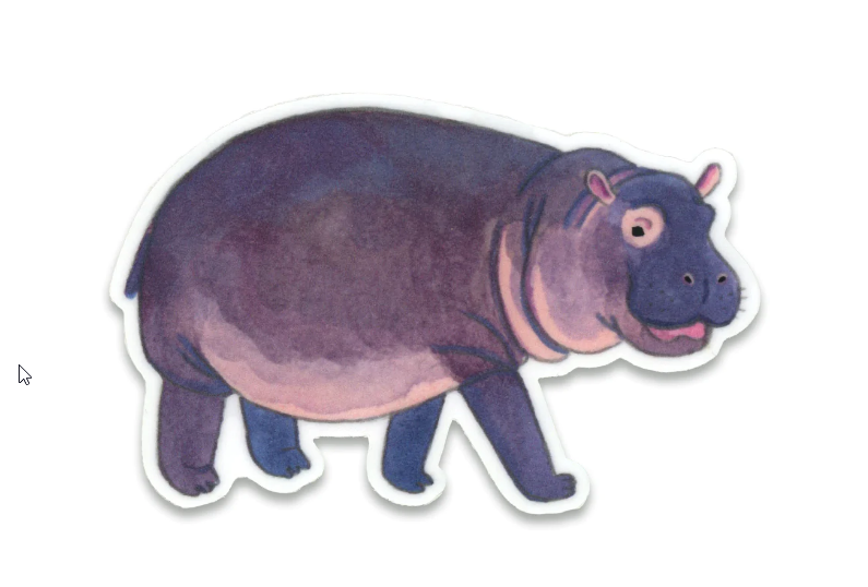 Sticker - HIppo