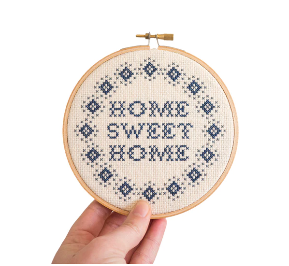 Cross Stitch Kit: Home Sweet Home