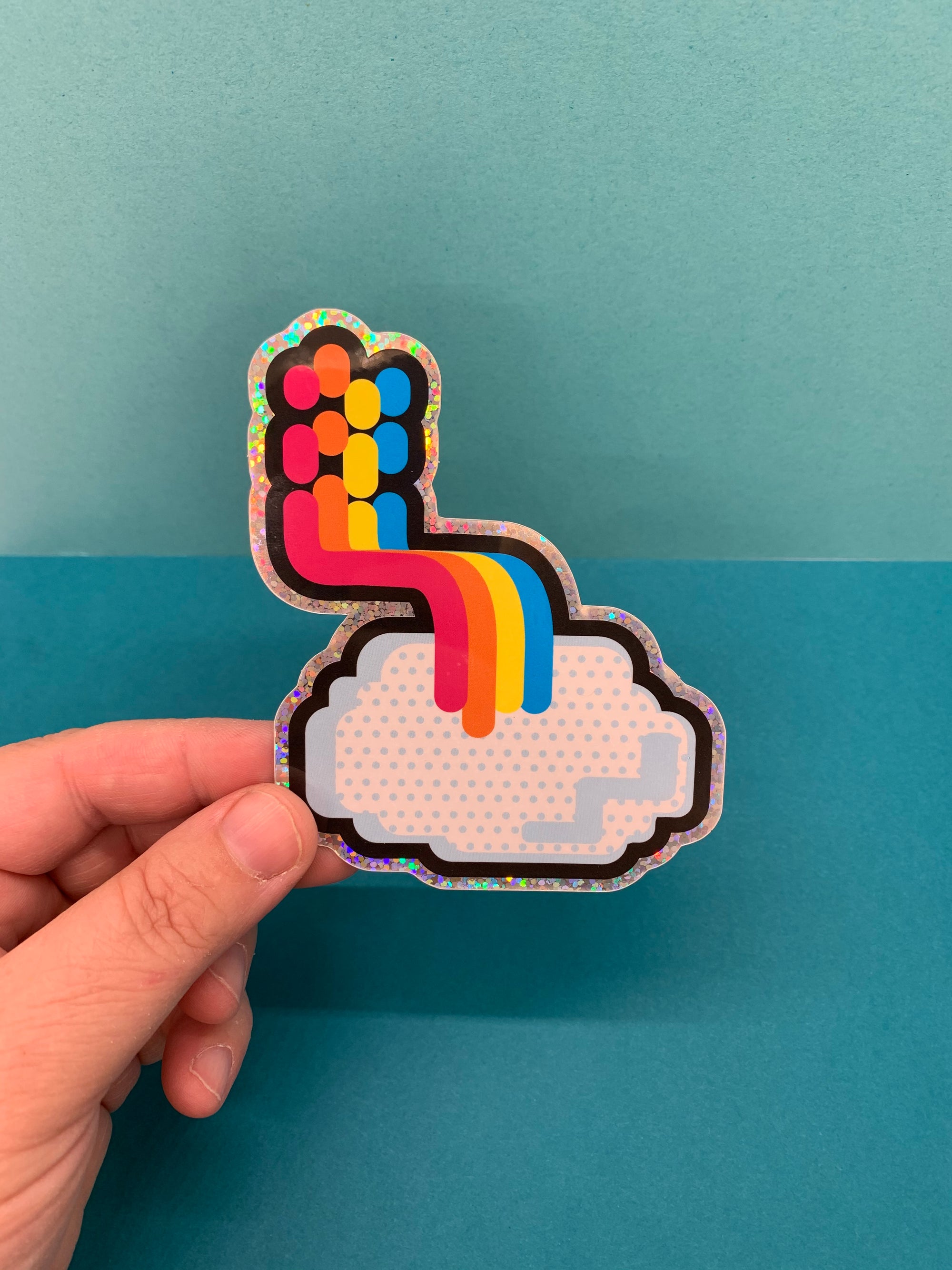 Sticker - Bent Rainbow