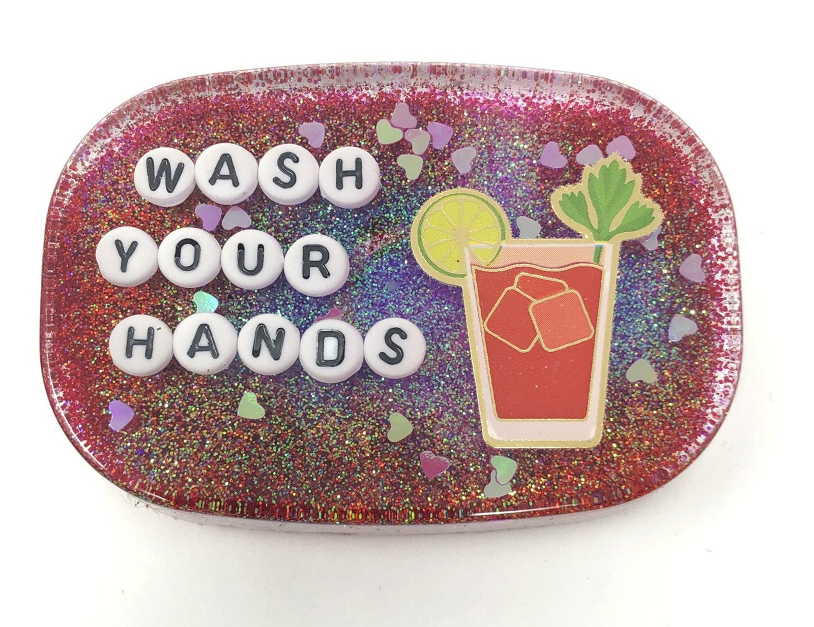 Wash Your Hands - Shower Art - READY TO SHIP