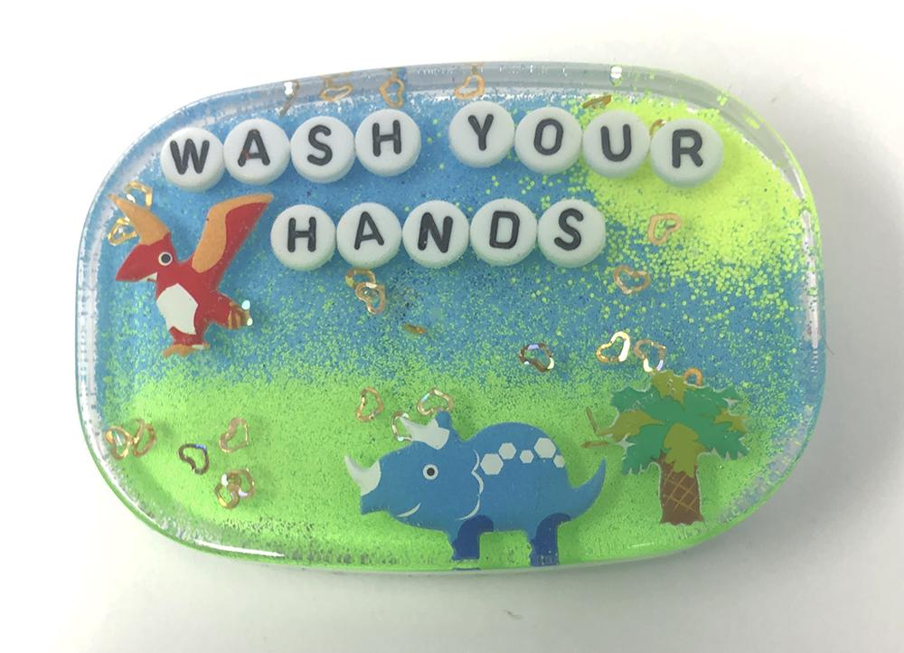 Wash Your Hands - Shower Art - READY TO SHIP