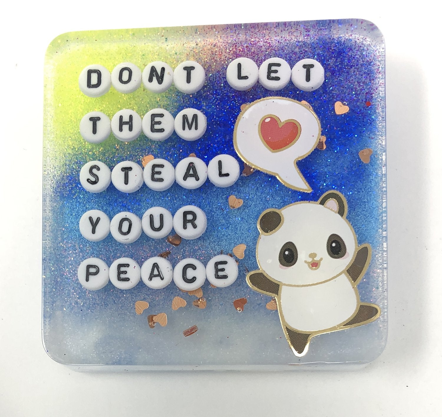 Don't Let Them Steal Your Peace - Shower Art - READY TO SHIP