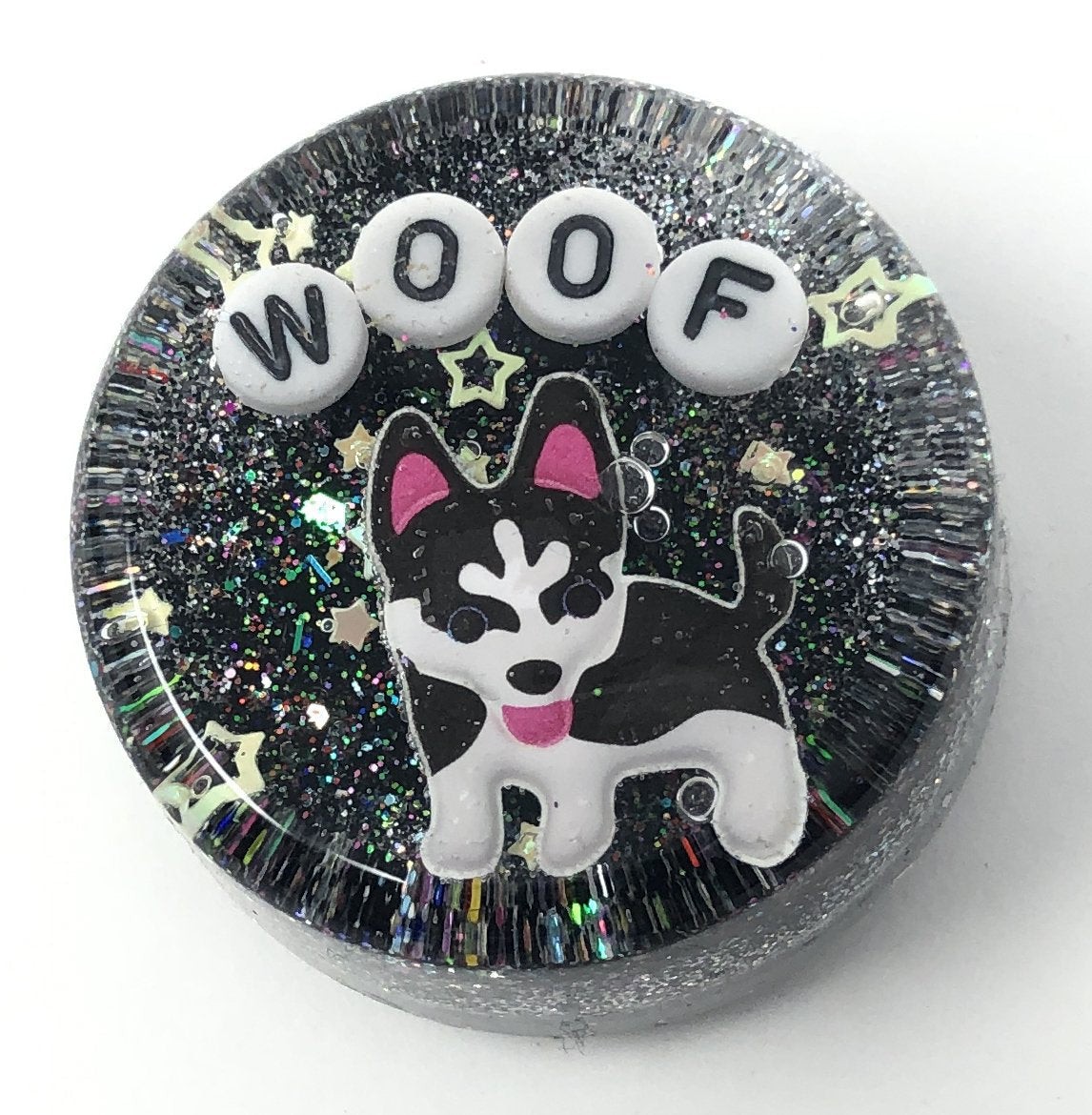 Woof - Shower Art - READY TO SHIP