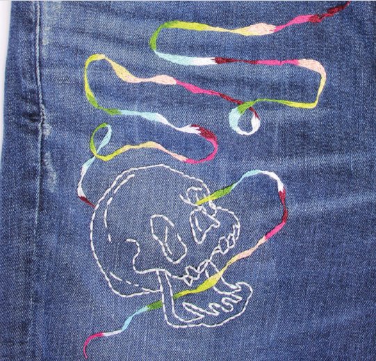 Craft Supply - Embroidery Pattern - Jenny Hart Rosebud Agolde
