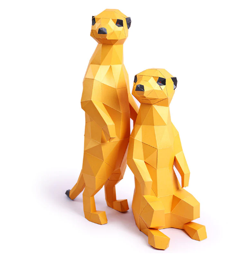 Paper Craft - Meerkats