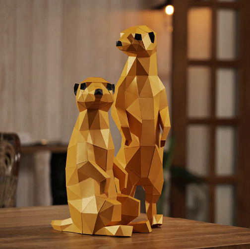 Paper Craft - Meerkats