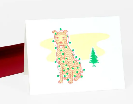 Card - Merry Christmas Dog