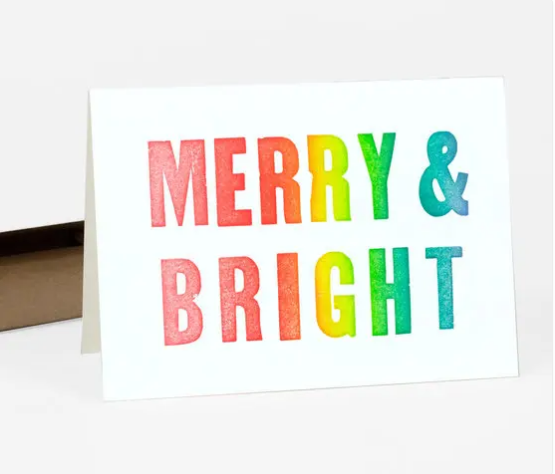 Card - Holiday - Merry &amp; Bright