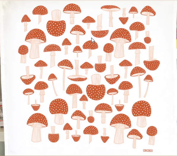 Kitchen Towel - Mushrooms