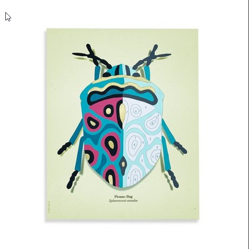 KIDS Picasso Bug Paint-by-Number Kit - Colors & Cocktails