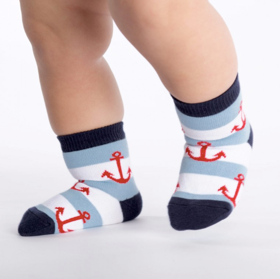 Sock - Toddler Crew: Anchors
