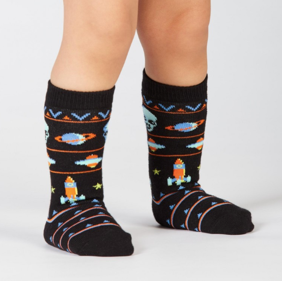 Sock - Toddler Knee: Alien Sweater Sighting