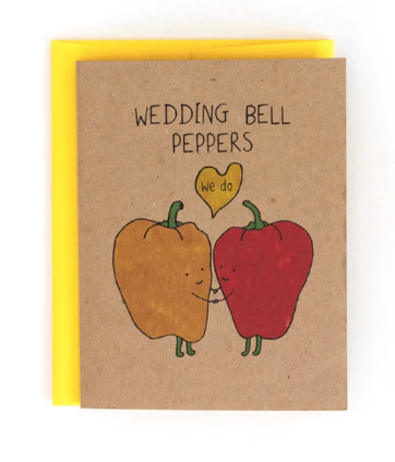 Card - Wedding Bell Peppers