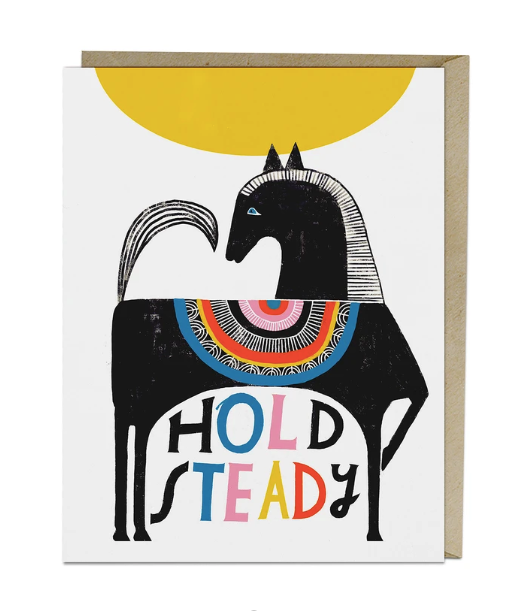 Card - Hold Steady Card  Lisa Congdon