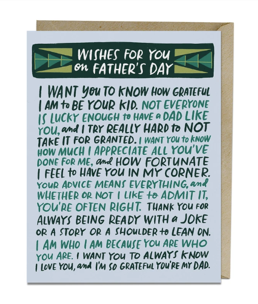 Card - Wishes For You on Father&#39;s Day