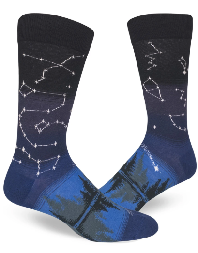 Sock - Large Crew: Constellations - Into the Blue