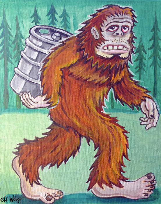 Print - Bigfoot Kegger