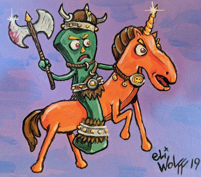Print - Gumby The Barbarian