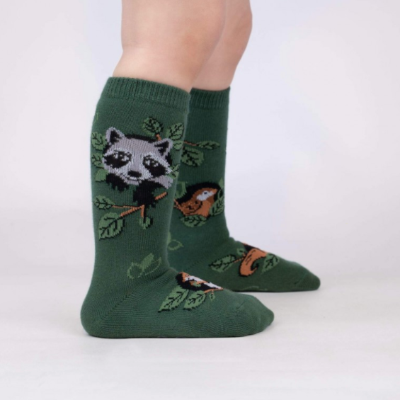 Sock - Toddler Knee: Woodland Watcher