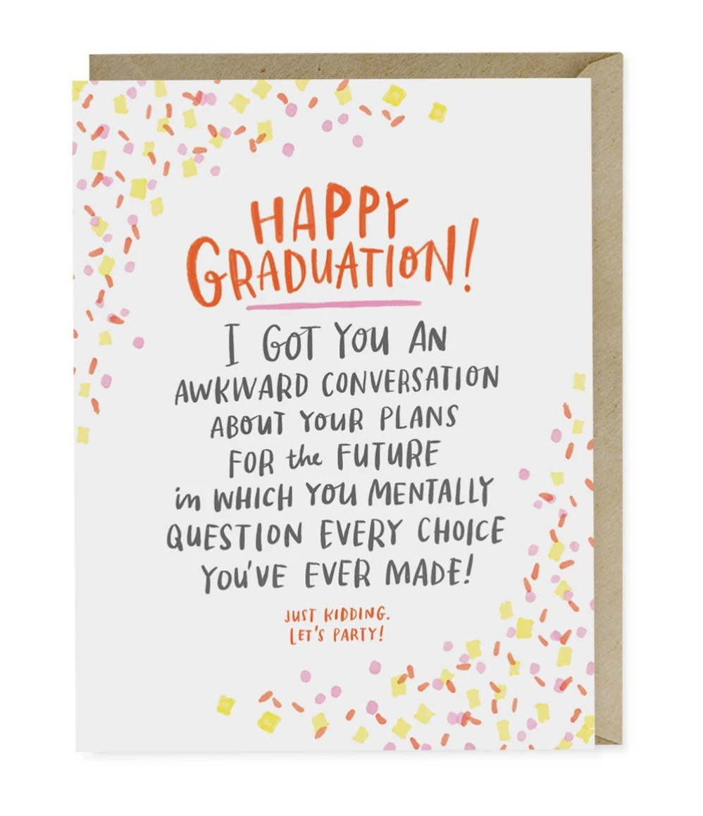 Card - Awkward Graduation Conversation