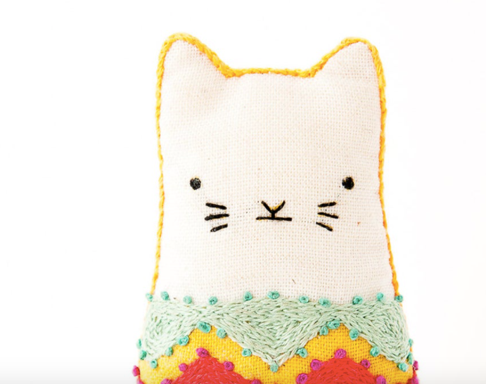 DIY - Sewing Kit - Fiesta Cat