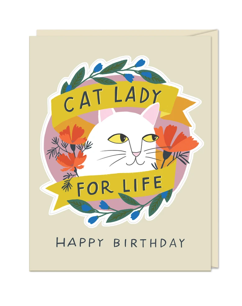 Sticker Card - Cat Lady For Life