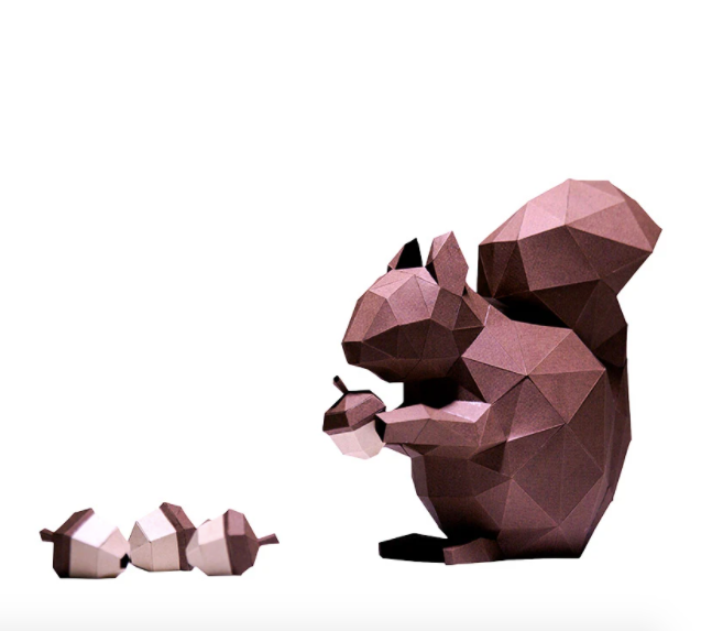 Paper Craft - Squirrel